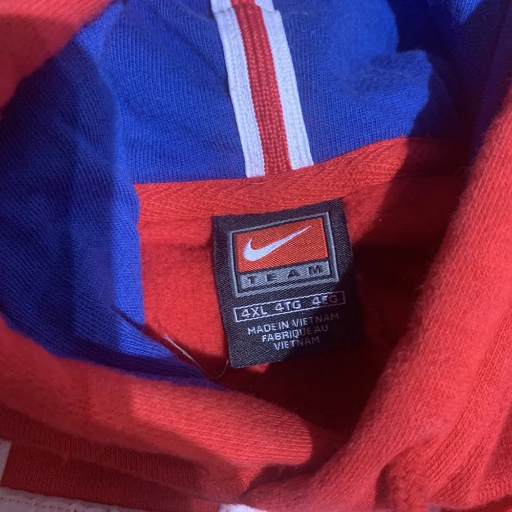 Nike Team‎ PHILADELPHIA 76ers Sixers Rewind Center Swoosh Hoodie Red 4XL